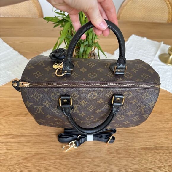✅AUTHENTIC✅Bundle LOUIS VUITTON SPEEDY 30+STRAP, keychain - Picture 8 of 13
